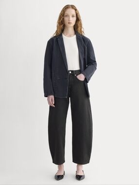 Everlane The Way-High® Curve Jean 29" Inseam Size 28 In Washed Black NWT